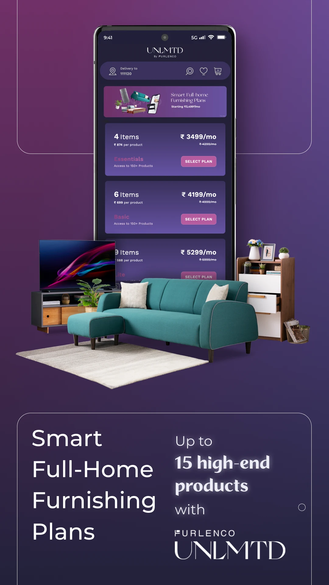Furlenco: Rent & Buy Furniture screenshot